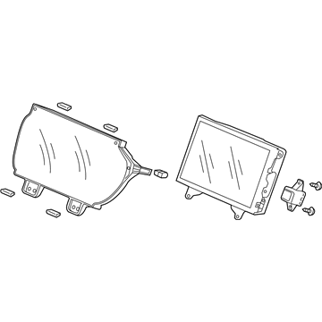 Acura 39810-TZ3-325 Display Assembly, Navigation (Coo) (Alpine)