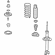 Acura 52610-TK5-A03 Right Rear Shock Absorber Assembly