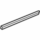 Acura 72875-SJA-A01 Weatherstrip, Left Rear Door (Inner)