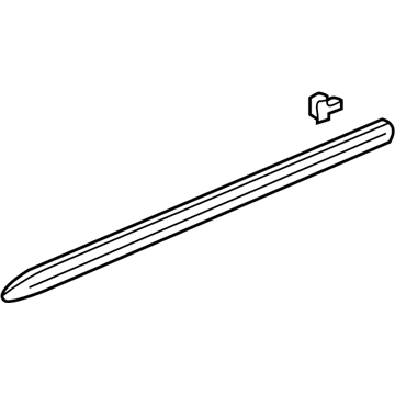 Acura TL Door Moldings - 75302-S0K-A01ZN