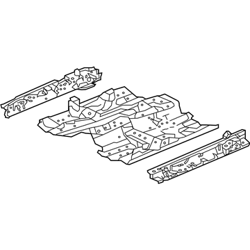 Acura TLX Floor Pan - 65100-TZ3-315ZZ