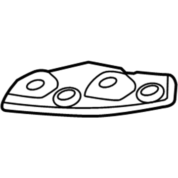 Acura 71555-TZ5-A00 Left Rear Bumper Side Bracket