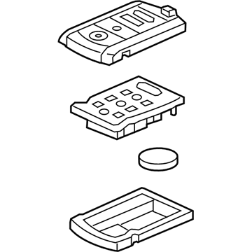 Acura 72147-TZ3-A11 Fob Assembly Entry Key