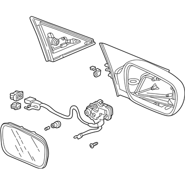 Acura CL Mirror - 76200-S3M-A31ZJ