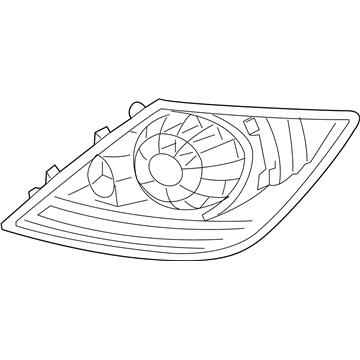 Acura 33501-SJA-A01 Passenger Side Taillight Lens/Housing
