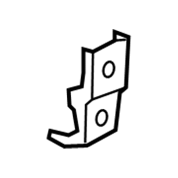 Acura 60465-TR0-A00ZZ Left Front Bulkhead Side Stay Gusset