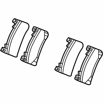 Acura TLX Brake Pad Set - 45022-TGZ-A01
