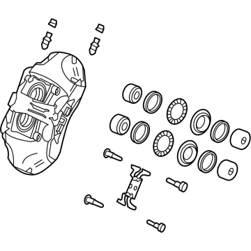 Acura TLX Brake Caliper - 45019-TGZ-A02