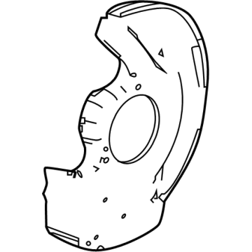 Acura Brake Backing Plate - 45256-TGZ-A01