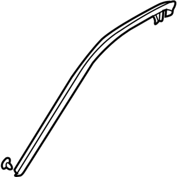 2003 Acura TL Weather Strip - 72365-S0K-A01