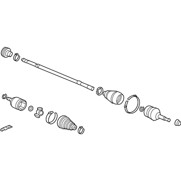 Acura TSX Axle Shaft - 44305-TA0-A53