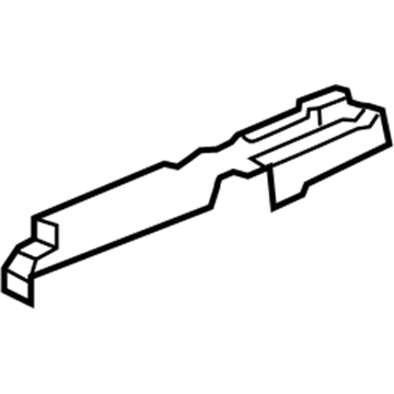 Acura 81269-SJA-A01ZA Cover, Passenger Side Rail (Upper) (Outer) (Gray)