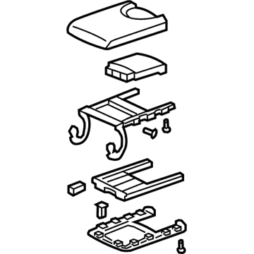 Acura ZDX Arm Rest - 83410-SZN-A02ZB