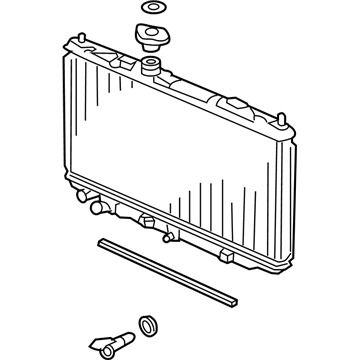 Acura TL Radiator - 19010-RK2-A01