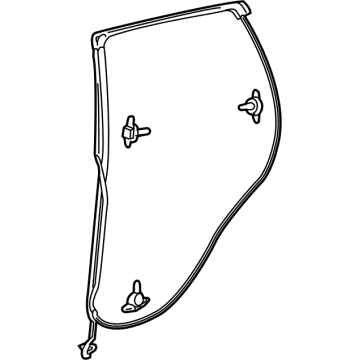 2023 Acura MDX Door Seal - 72810-TYA-A01