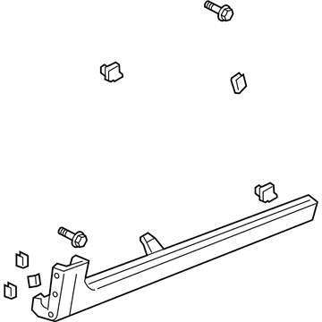 Acura 71800-SEP-A21ZB Garnish Assembly, Right Front Side Sill (Nighthawk Black Pearl)