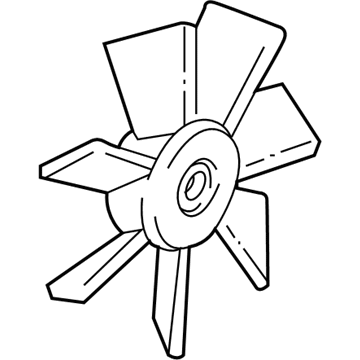 2002 Acura NSX Fan Blade - 19813-PR7-A02
