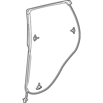 Acura RDX Weather Strip - 72810-TJB-A02