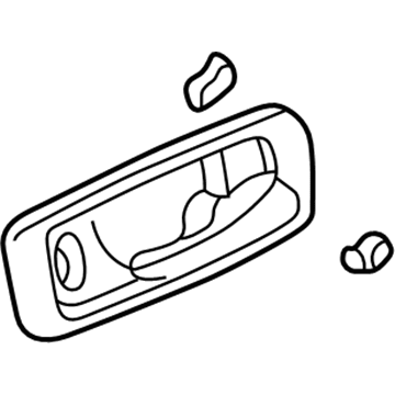 2005 Acura MDX Door Handle - 72620-S3V-A52ZA