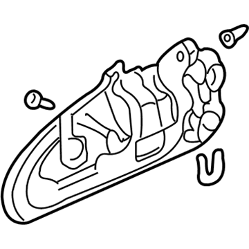 Acura TL Door Handle - 72180-S0K-A01ZN