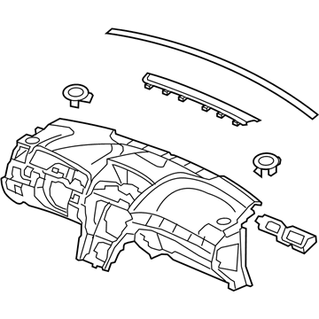 Acura TL Instrument Panel - 77100-TK4-A02ZC