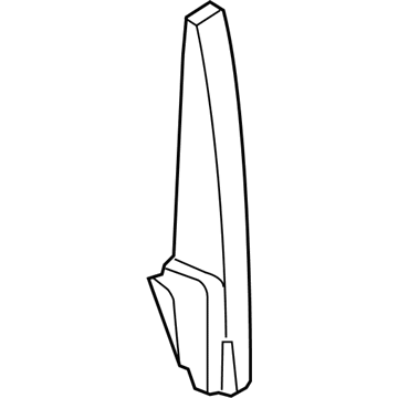 Acura 74155-STX-A00 Left Front Fender Fairing