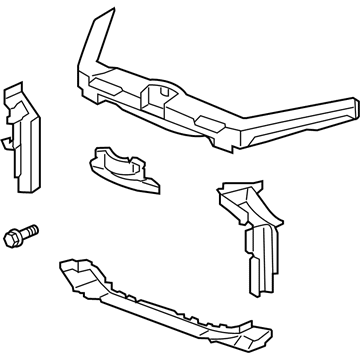 2009 Acura TL Radiator Support - 60400-TK4-A00ZZ