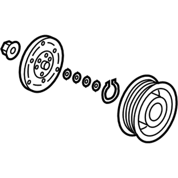 Acura ILX A/C Clutch - 38900-5LA-A01