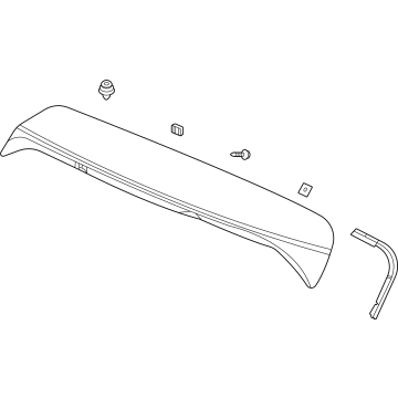 Acura MDX Spoiler - 74950-TYA-A01ZA