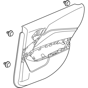 Acura TLX Door Trim Panel - 83701-TGV-A13ZB