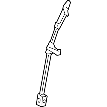 Acura 72270-SJA-A01 Sash, Left Front Door (Lower) (Front)