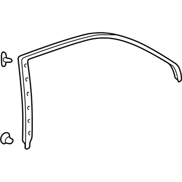 Acura 72825-SZ3-003 Sub-Seal, Right Rear Door