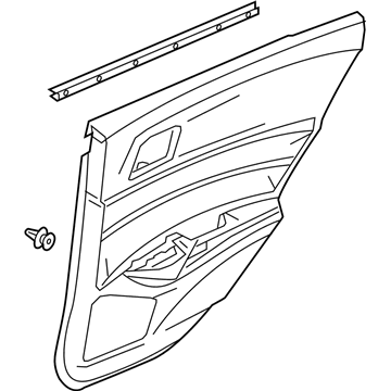 Acura Door Trim Panel - 83701-TV9-A31ZD
