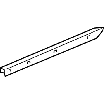 2012 Acura ZDX Door Seal - 72867-SZN-A01