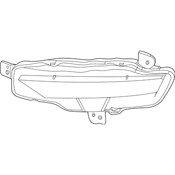 Acura 33950-TJB-A01 Front Left Foglight