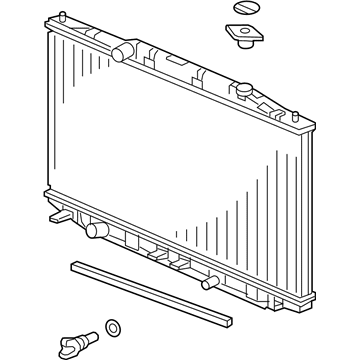 2017 Acura RLX Radiator - 19010-R9P-A51