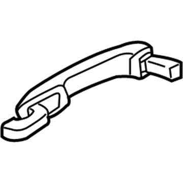 2007 Acura TL Door Handle - 72141-SEP-A01ZN