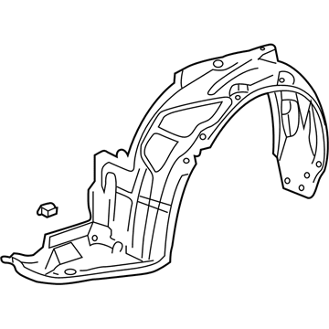 Acura 74101-SEA-000 Passenger Side Front Fender Inner Panel