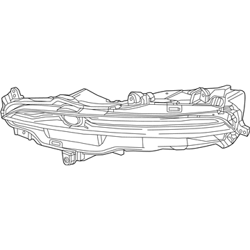 Acura 33350-TY3-A01 Foglight Assembly, Driver Side Turn