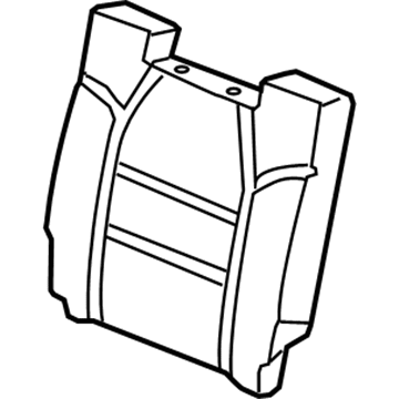 Acura 82522-STX-A01 Pad, Left Rear Seat-Back