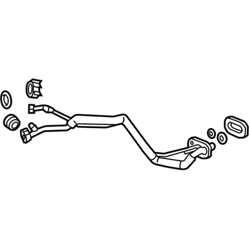 2017 Acura RLX A/C Hose - 80320-TY3-H01