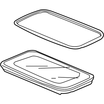 Acura 70200-TGV-A01 Roof Glass Assembly
