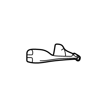 Acura 65635-TGV-A00ZZ Outrigger, Right Rear