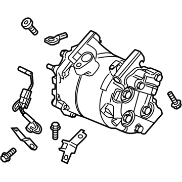 Acura A/C Compressor - 38810-R4H-A01