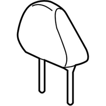 Acura 81140-TZ3-A31ZA Head Rest (Bruin)