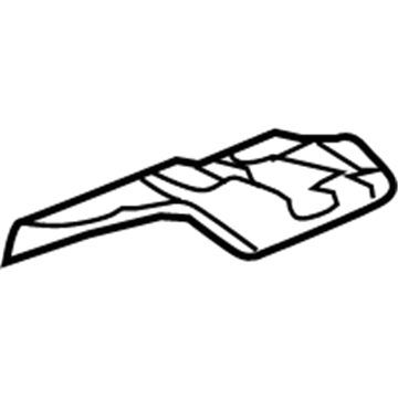 2010 Acura RL Exhaust Heat Shield - 74694-SJA-A00