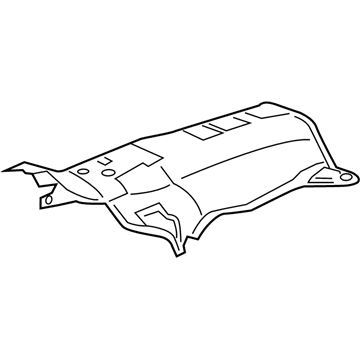 Acura ILX Exhaust Heat Shield - 74600-TR3-A00