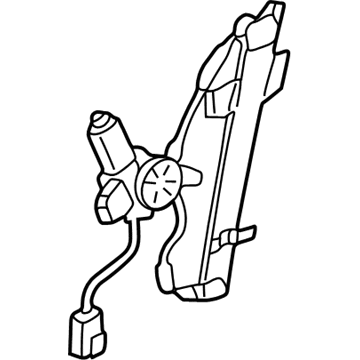 2003 Acura CL Window Regulator - 72210-S3M-A13