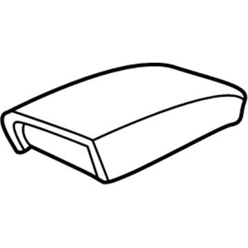 Acura 83405-S0K-A01ZC Rear Armrest Assembly (Mild Beige) (Leather)