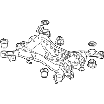 2019 Acura MDX Rear Crossmember - 50300-TG8-A00